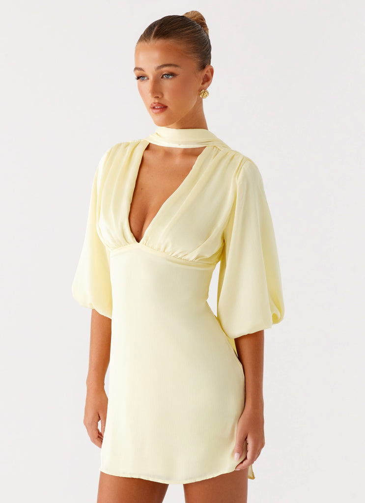 Collective Dress - Peppermayo Exclusive Mary Mini Dress - Yellow image 6