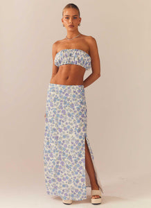 Frolicking In The Forest Maxi Skirt - Daisy Chain - Peppermayo