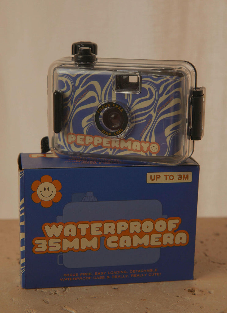 Art Trip PM 35mm Reuseable Film Camera - Cobalt Marble - Peppermayo