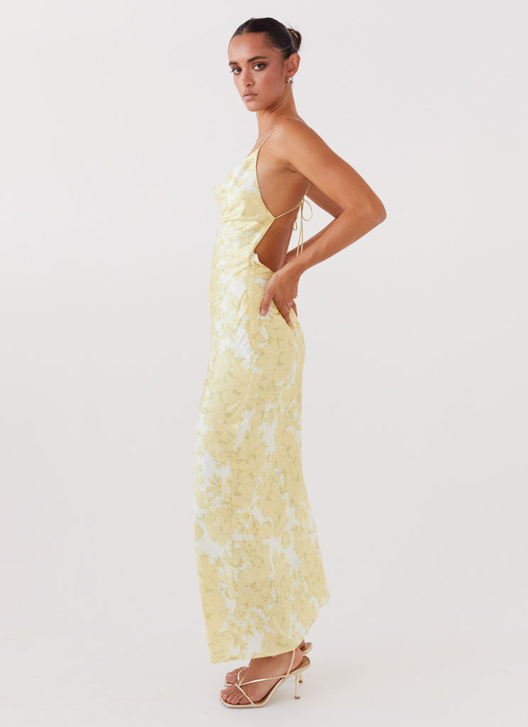 Collective Dress - Peppermayo Exclusive Coastal Escape Satin Maxi Dress - Daffodil image 5