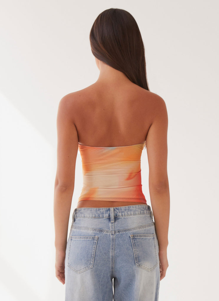 Collective Tops - Peppermayo Exclusive Sunlight Cascade Top - Rainbow Radiance fifth image