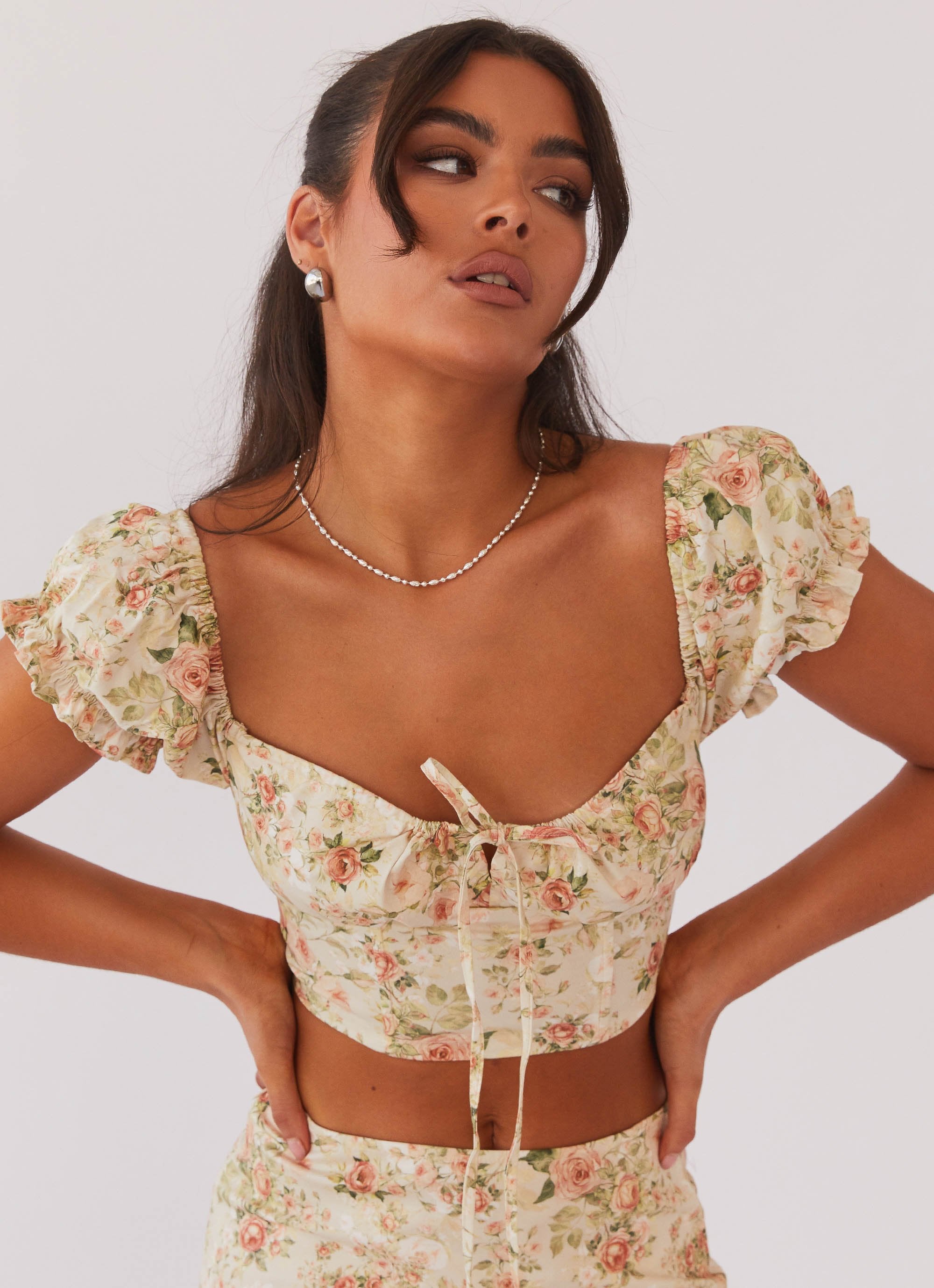 About Time Corset Top - Vintage Rose – Peppermayo