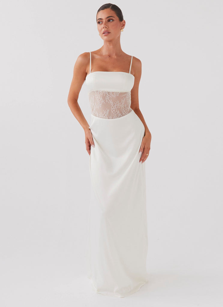 Collective Dress - Peppermayo Exclusive Palais Royale Lace Maxi Dress - Antique image 3