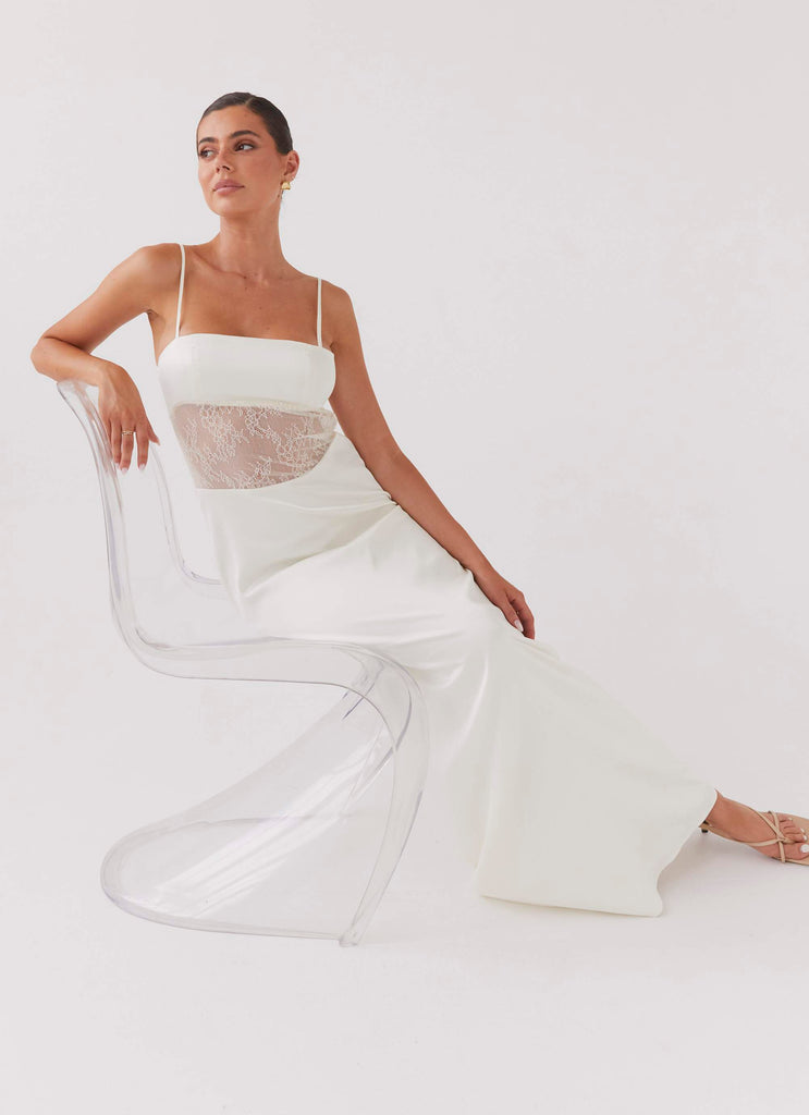 Collective Dress - Peppermayo Exclusive Palais Royale Lace Maxi Dress - Antique image 1