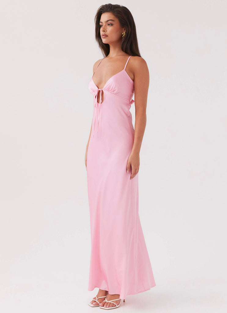 Peppermayo Exclusive Flora Satin Maxi Dress - Candy - View 5 | Shop Formal Dress