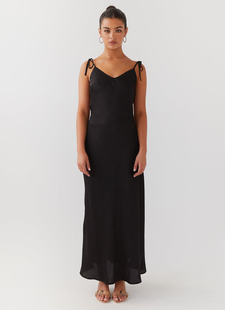 Peppermayo Exclusive Desire Dream Satin Maxi Dress - Shadow - View 6 | Shop Formal Dress