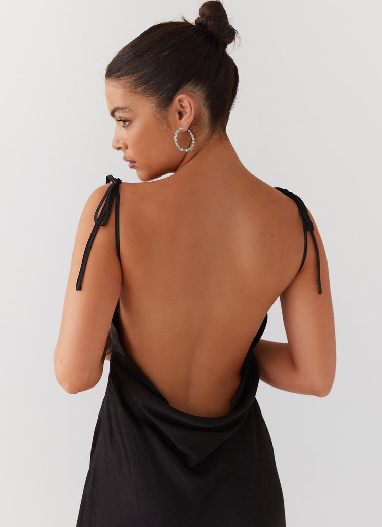 Peppermayo Exclusive Desire Dream Satin Maxi Dress - Shadow - View 5 | Shop Formal Dress