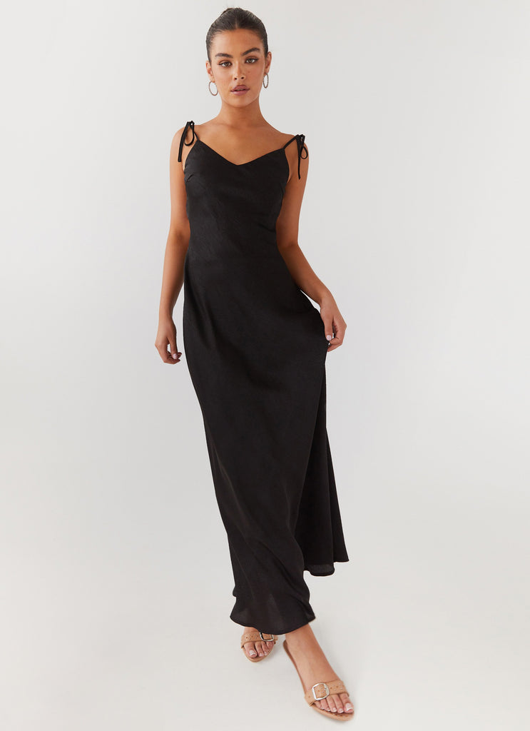 Peppermayo Exclusive Desire Dream Satin Maxi Dress - Shadow - View 1 | Shop Formal Dress
