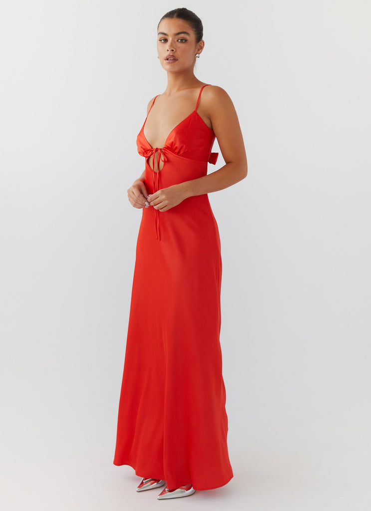 Collective Dress - Peppermayo Exclusive Flora Satin Maxi Dress - Citrus image 4