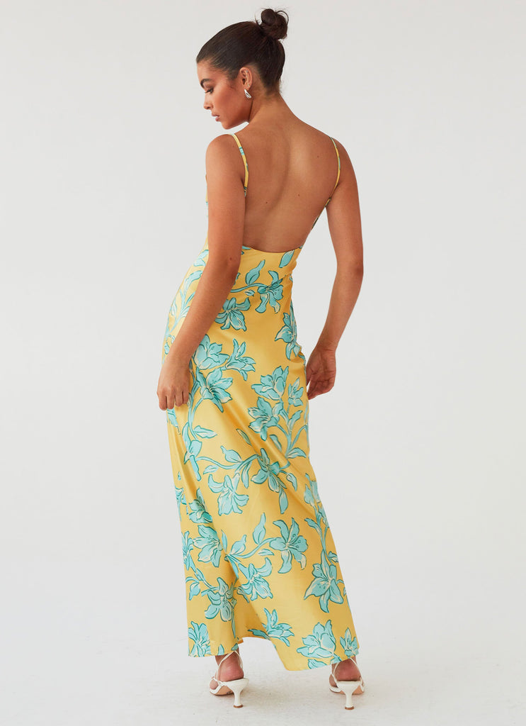 Collective Dress - Peppermayo Exclusive Sorrento Sun Maxi Dress - Golden Bloom image 4
