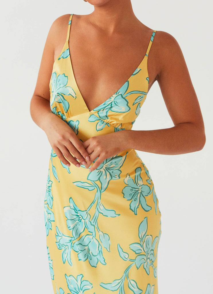 Collective Dress - Peppermayo Exclusive Sorrento Sun Maxi Dress - Golden Bloom image 6