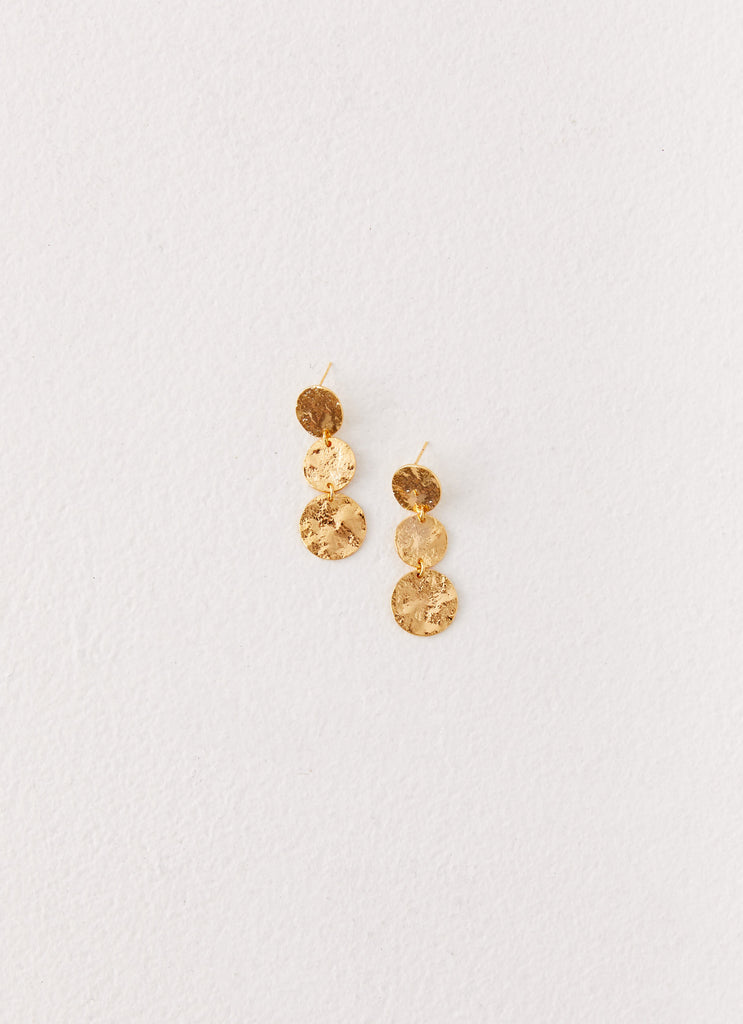 Jana Earrings Gold 4 Peppermayo