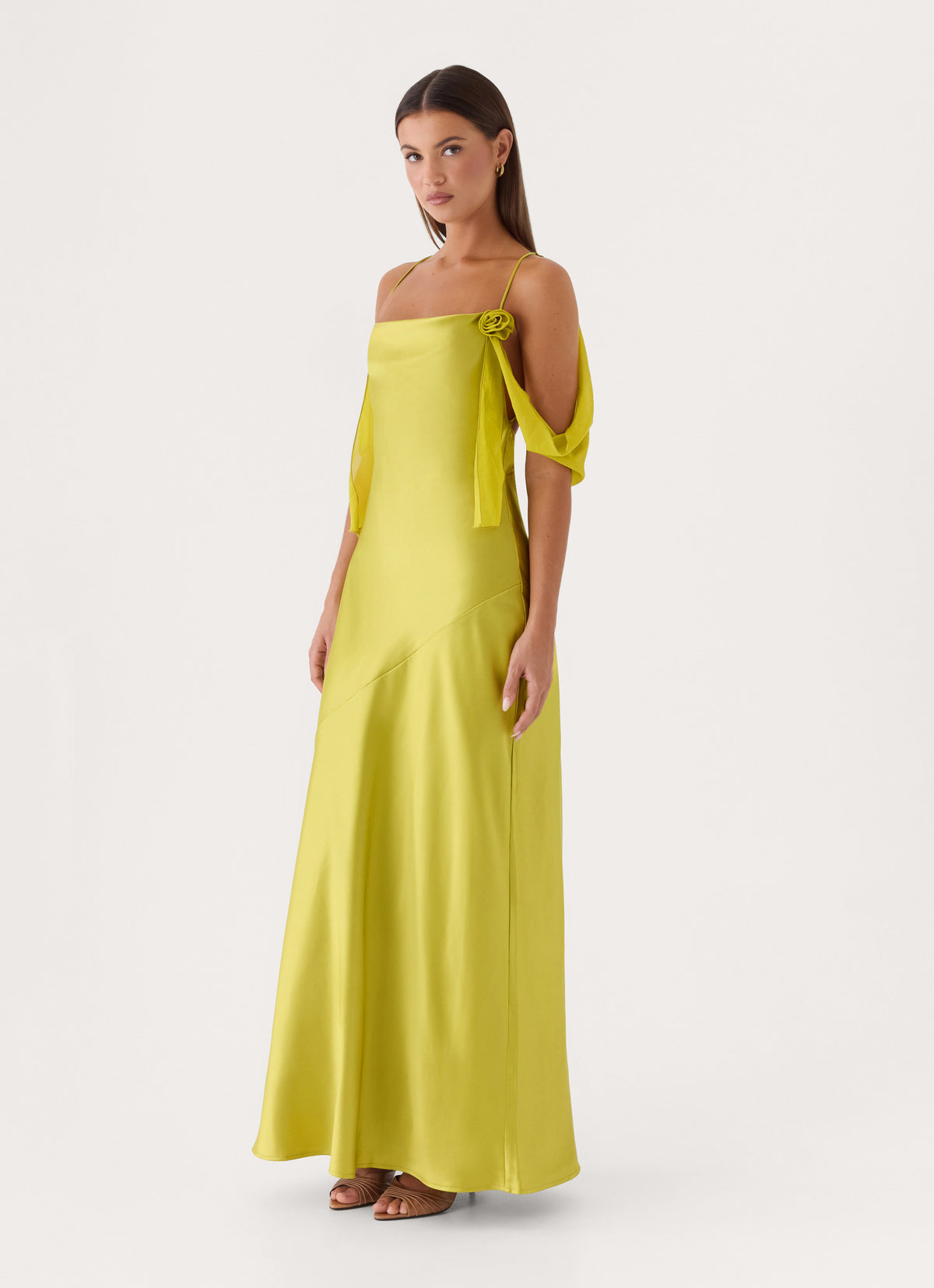 Anabella Maxi Dress - Olive Green