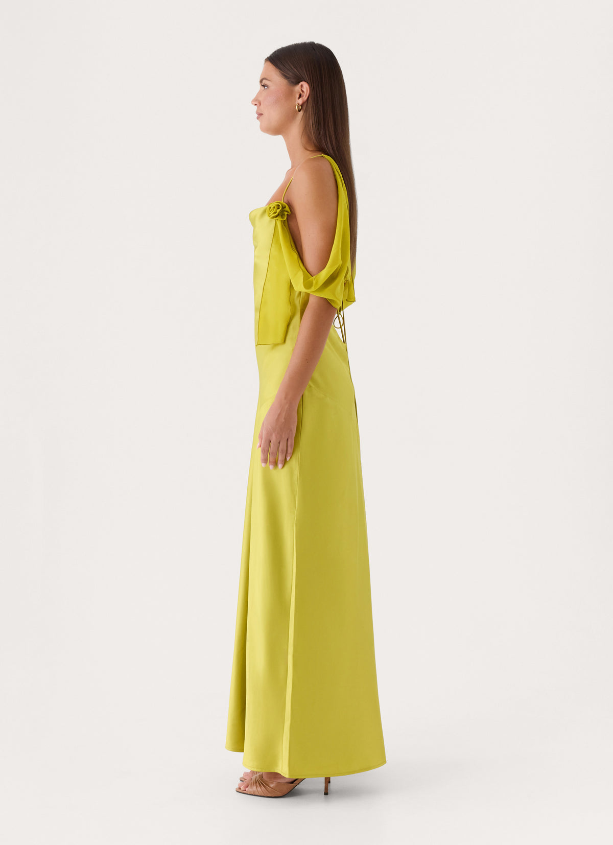 Anabella Maxi Dress - Olive Green