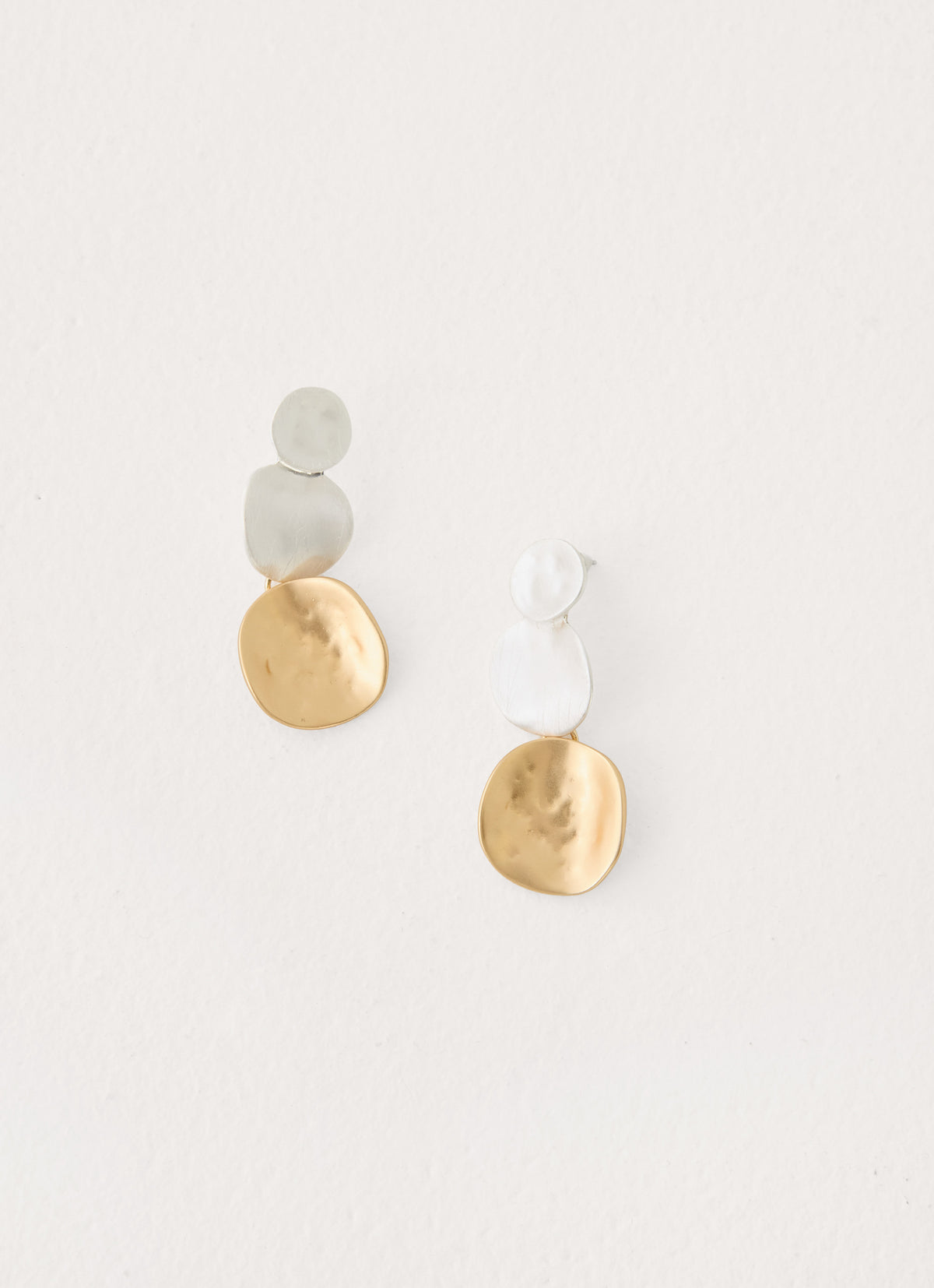 Above It All Earrings - Gold Silver