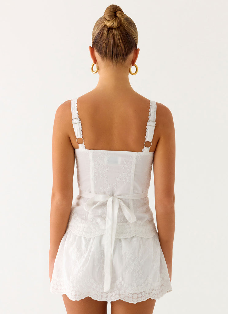 Addictive Mini Skort - White