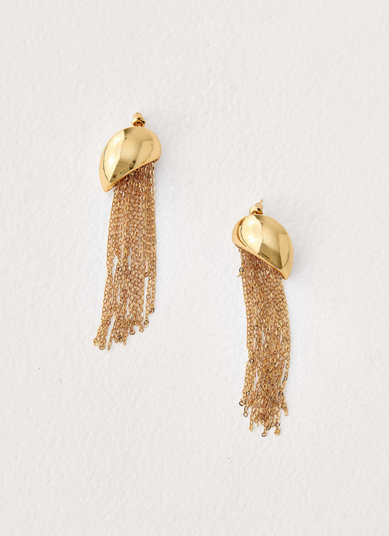 After Nightfall Earrings - Gold
