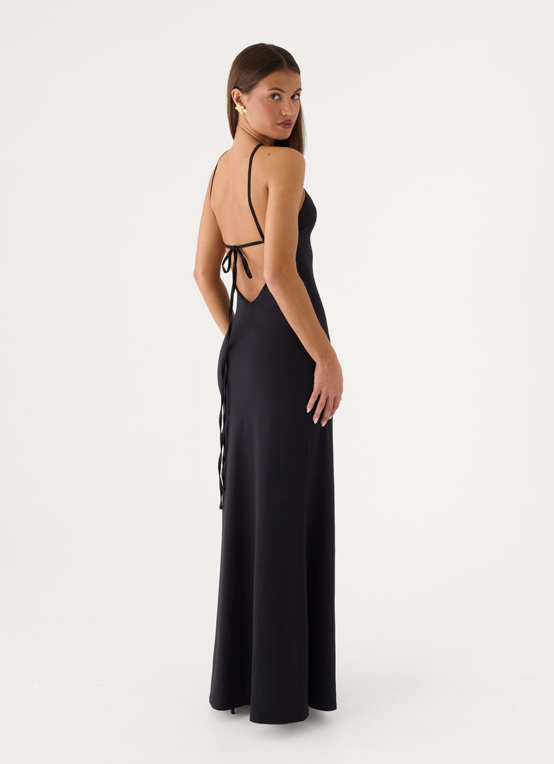 After Twilight Maxi Dress - Black