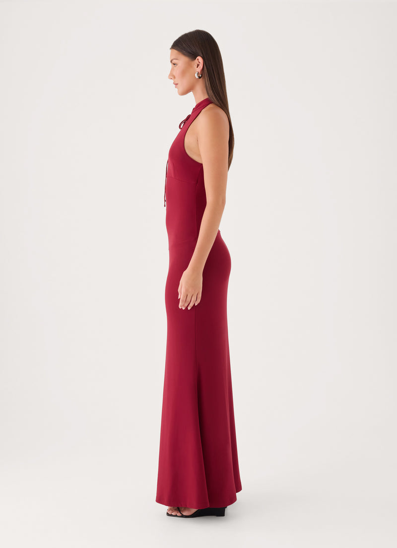 Ainslee Maxi Dress - Maroon