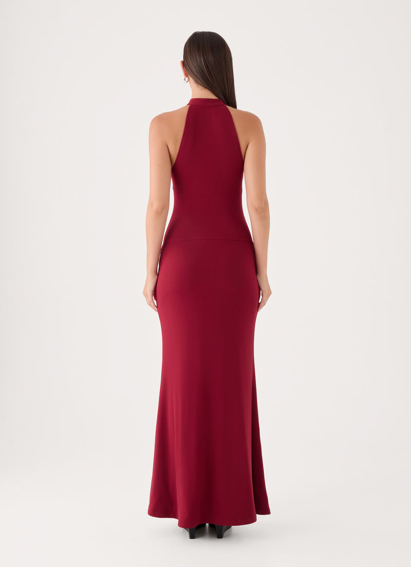 Ainslee Maxi Dress - Maroon