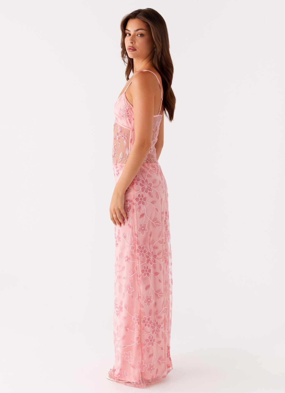 Akira Beaded Maxi Dress