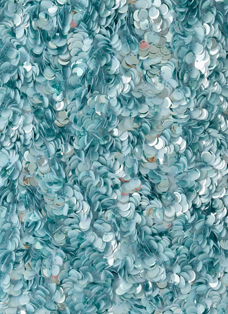 Alayna Sequin Mini Skirt - Aqua