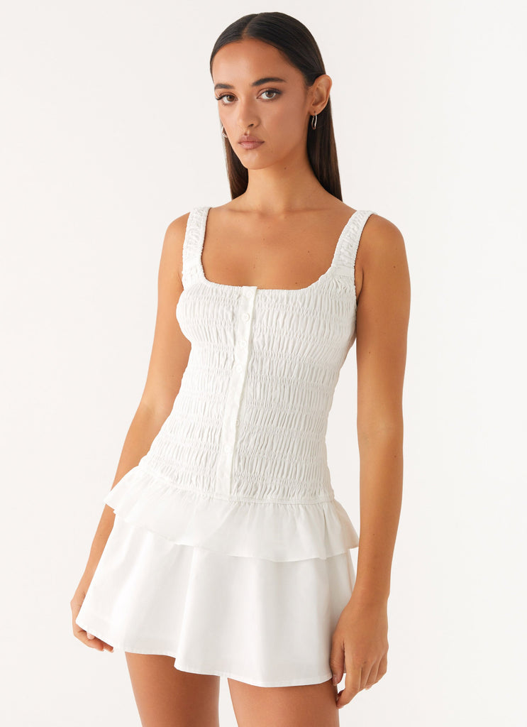 Aleena Mini Dress - White