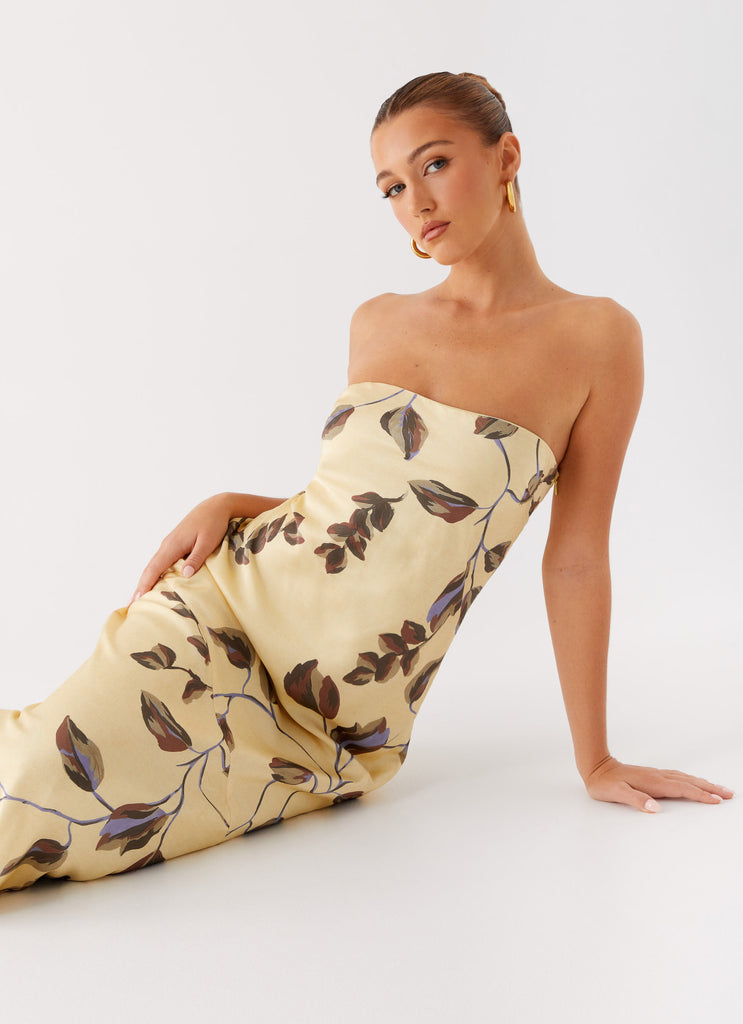 alisa maxi dress Alisa Strapless Maxi Dress