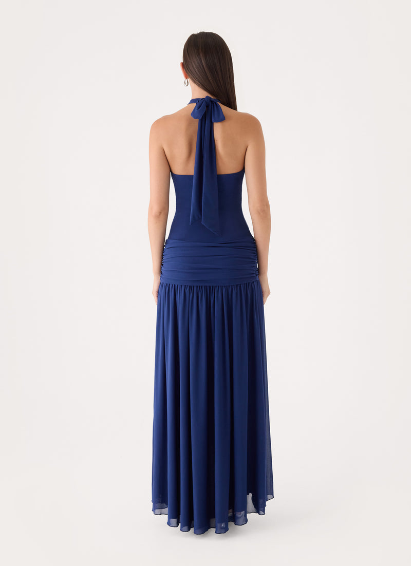 Alissya Maxi Dress - Rich Blue