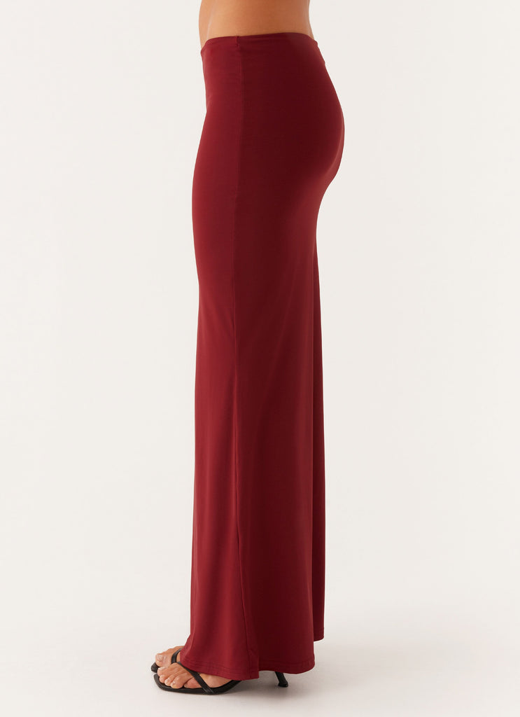 Alix Maxi Skirt - Mulberry