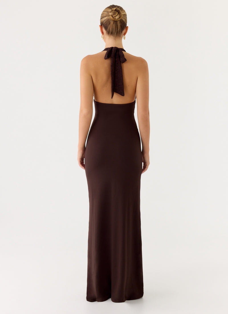 All I Need Maxi Dress - Chocolate