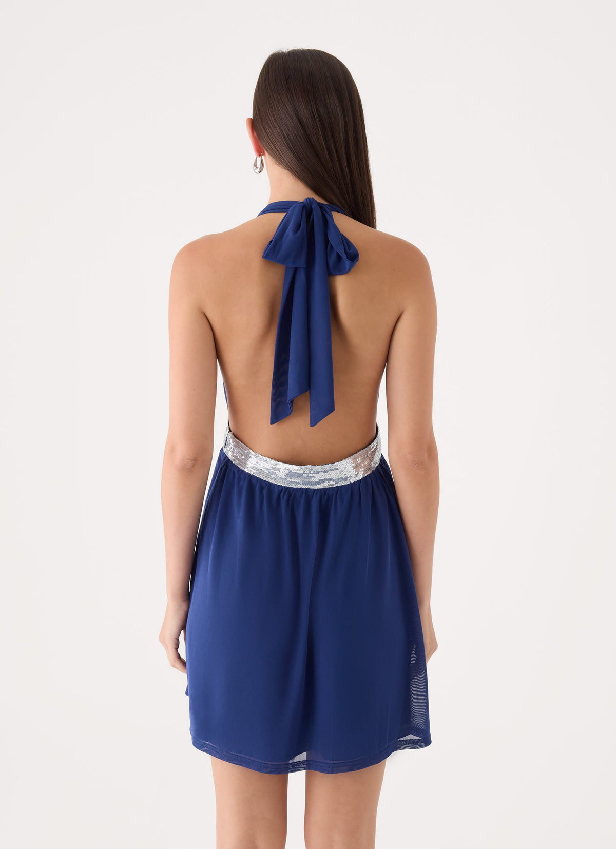 Alyvia Mini Dress - Rich Blue