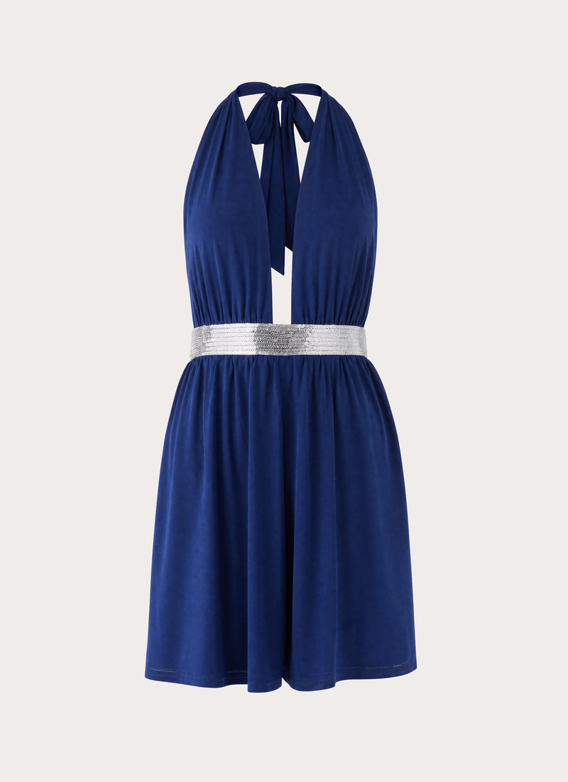 Alyvia Mini Dress - Rich Blue