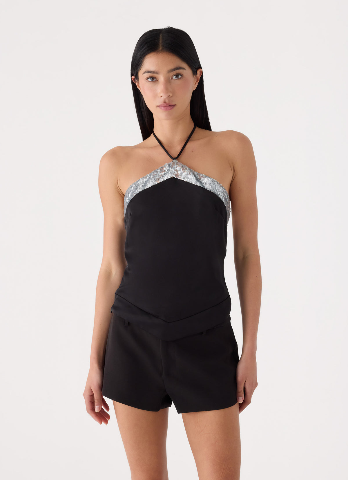 Alyxa Halter Top - Black