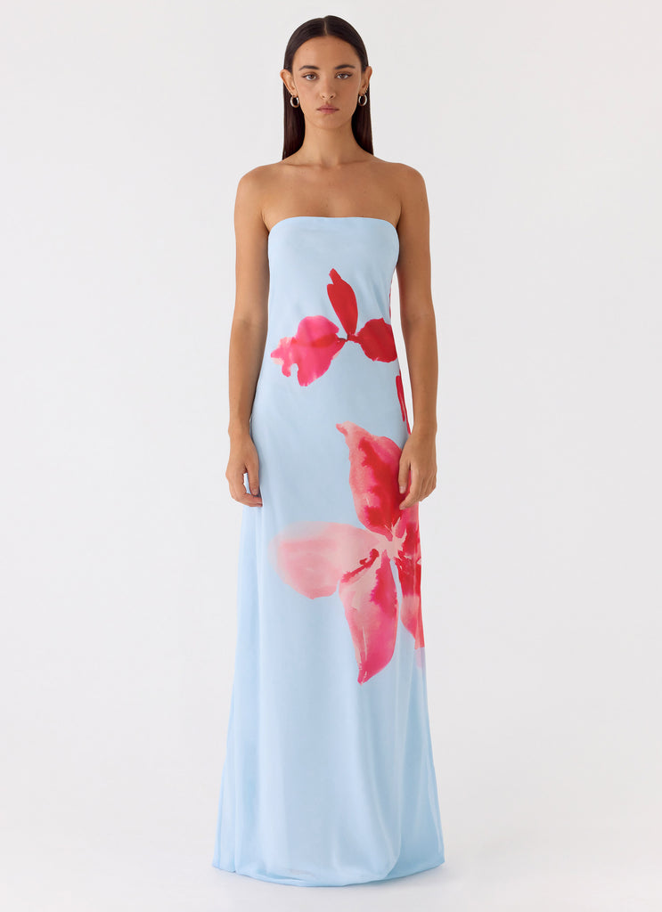 Amelle Maxi Dress - Blue Petal