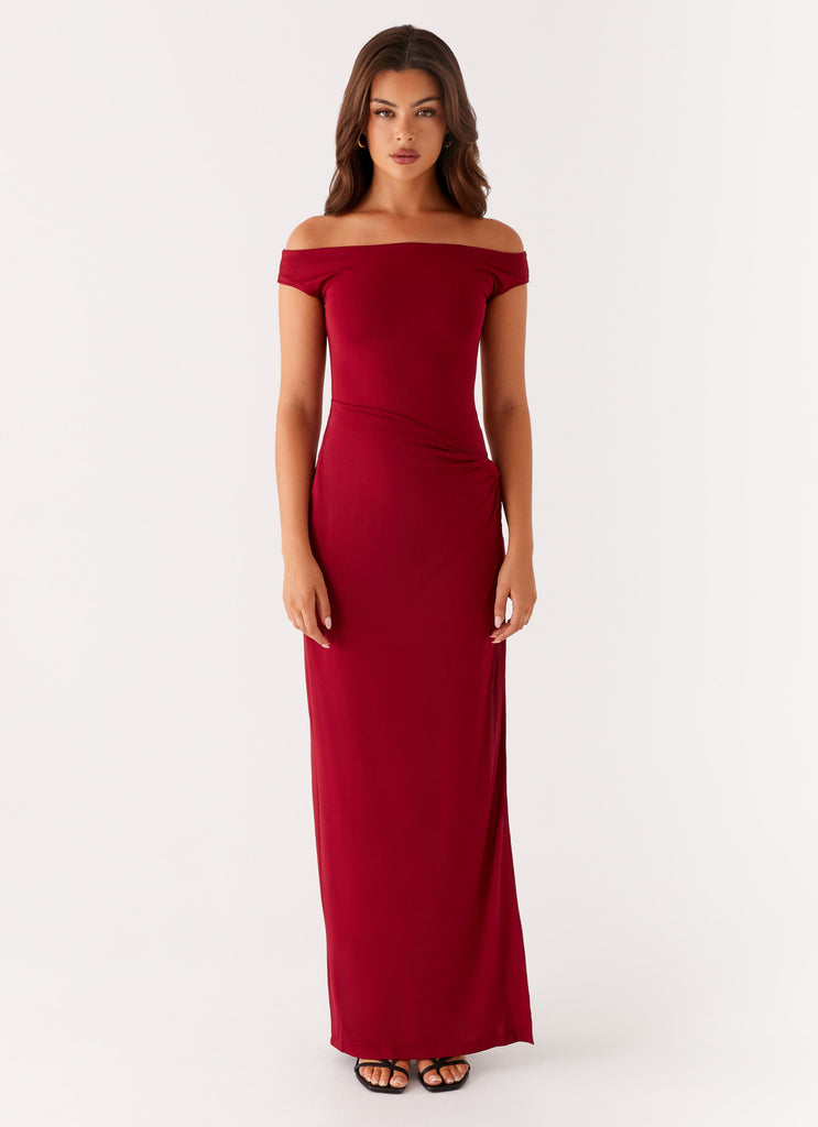 Amerie Maxi Dress - Maroon