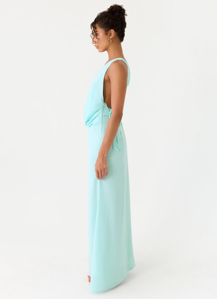 Analia Maxi Dress - Aqua