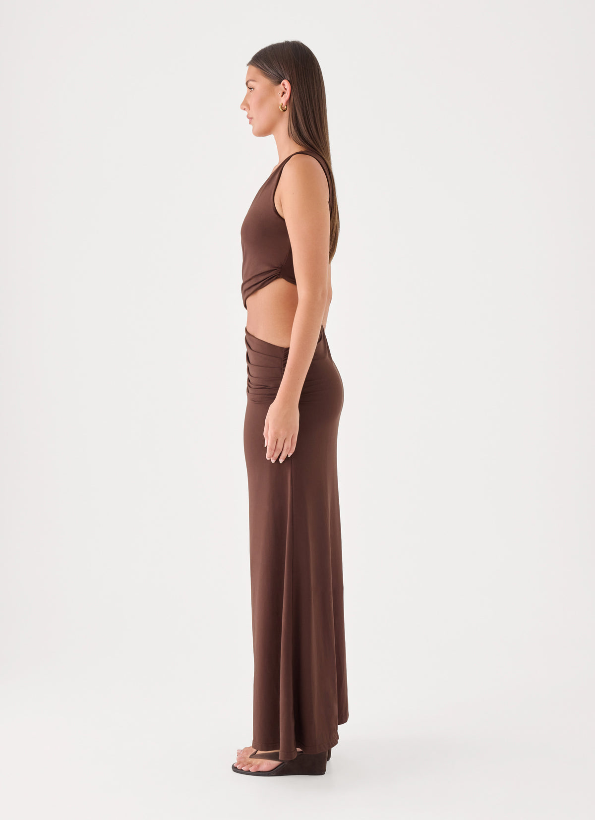 Andria Maxi Dress - Chocolate