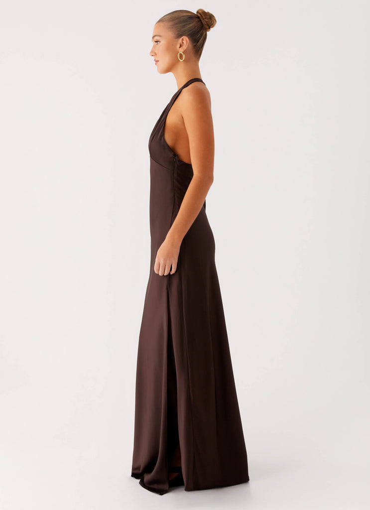 Angie Maxi Dress - Chocolate