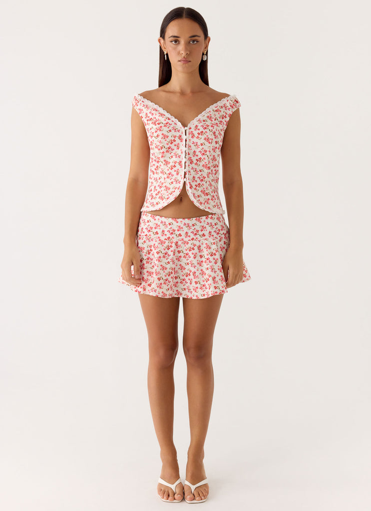 Anja Top - Porcelain Rose