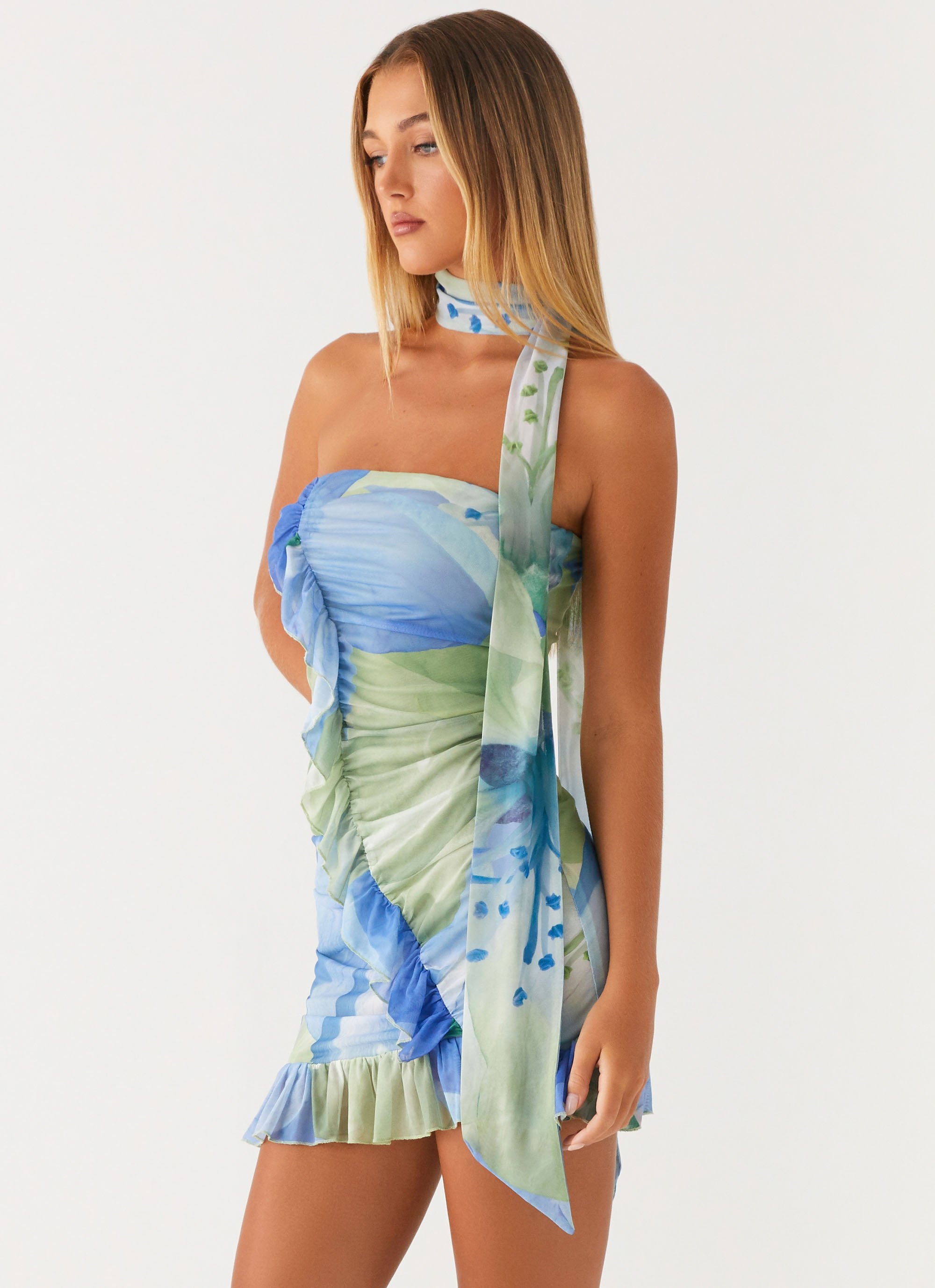 Archie Mini Dress - Flower Print – Peppermayo