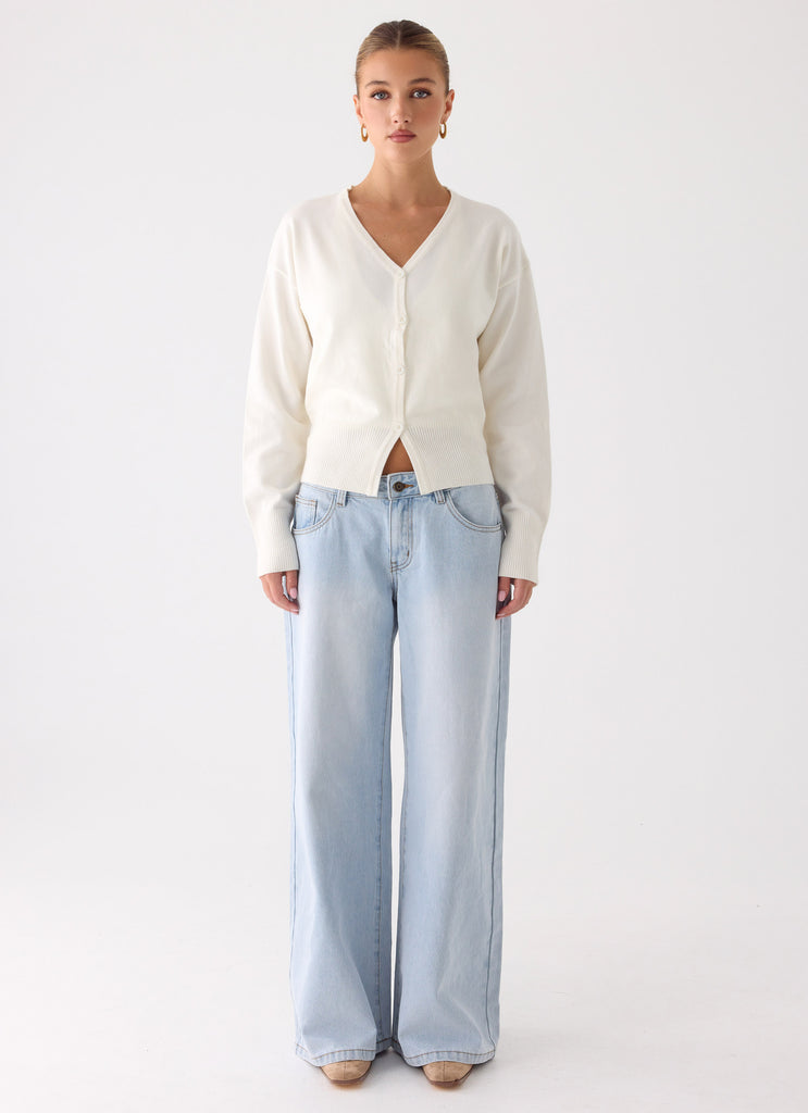 Arthur Knit Cardigan - Ivory