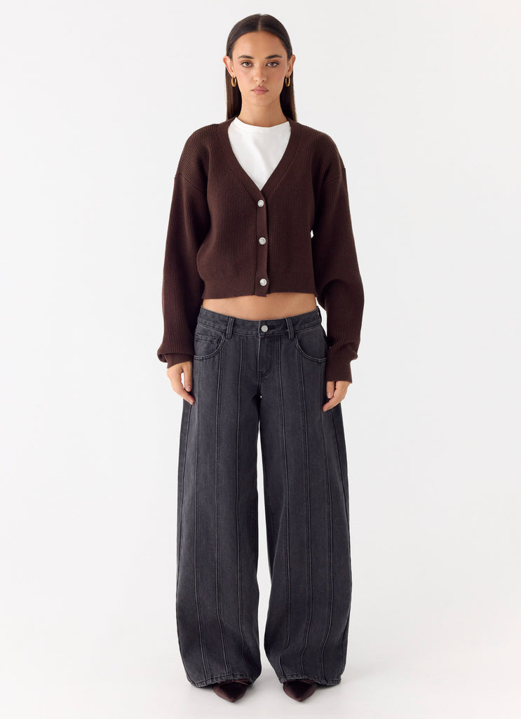 Ashby Knit Sweater - Chocolate