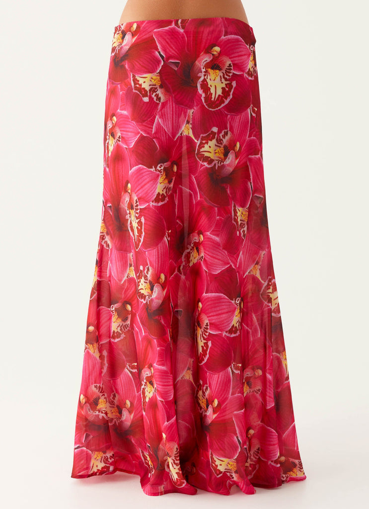 Ashley Maxi Skirt - Orchid Pink