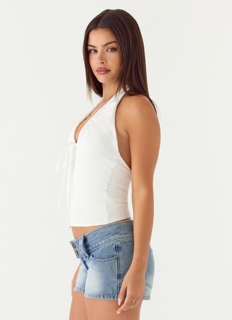 Ask You Twice Top - White