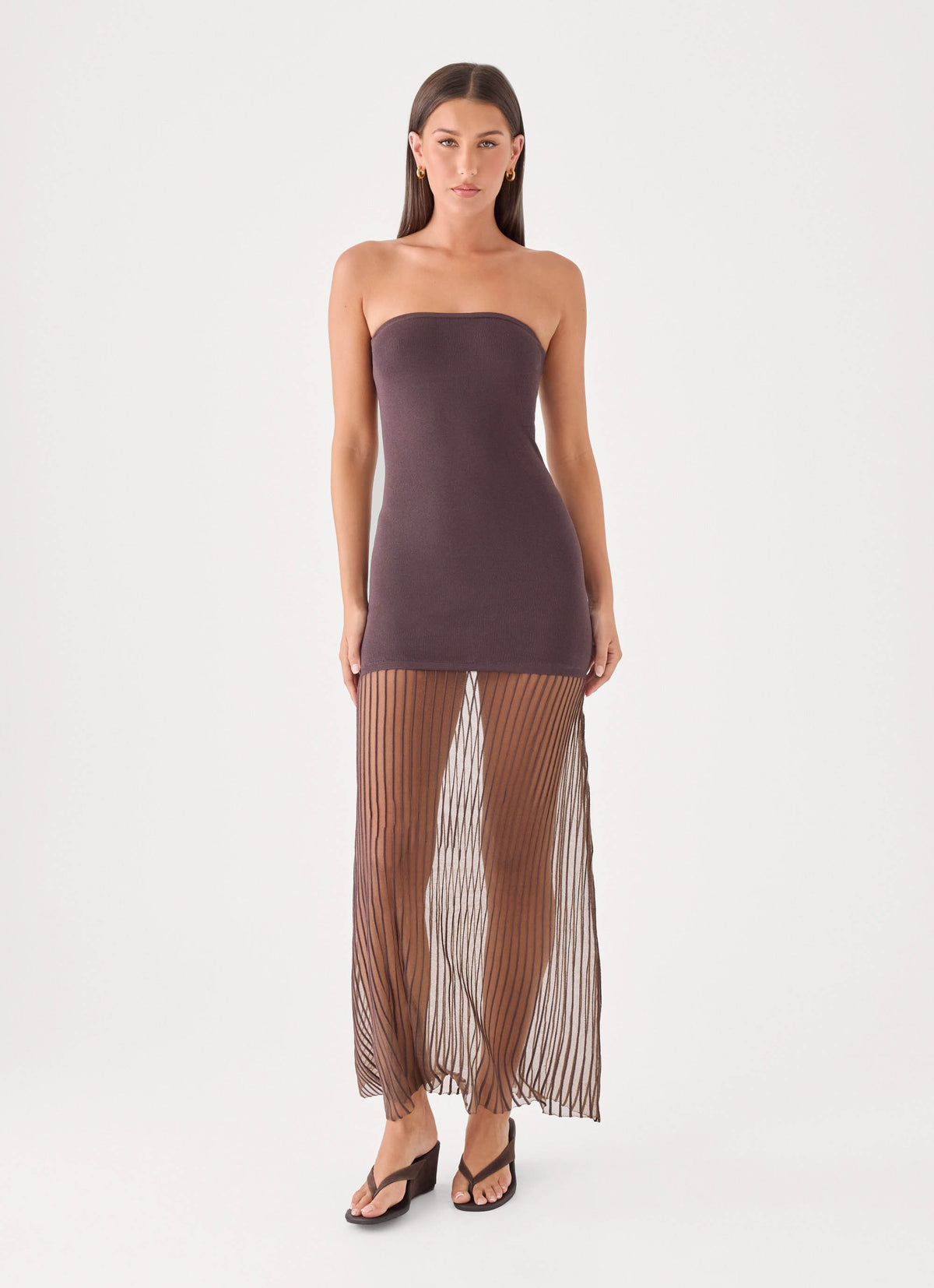 Aspen Maxi Dress - Chocolate