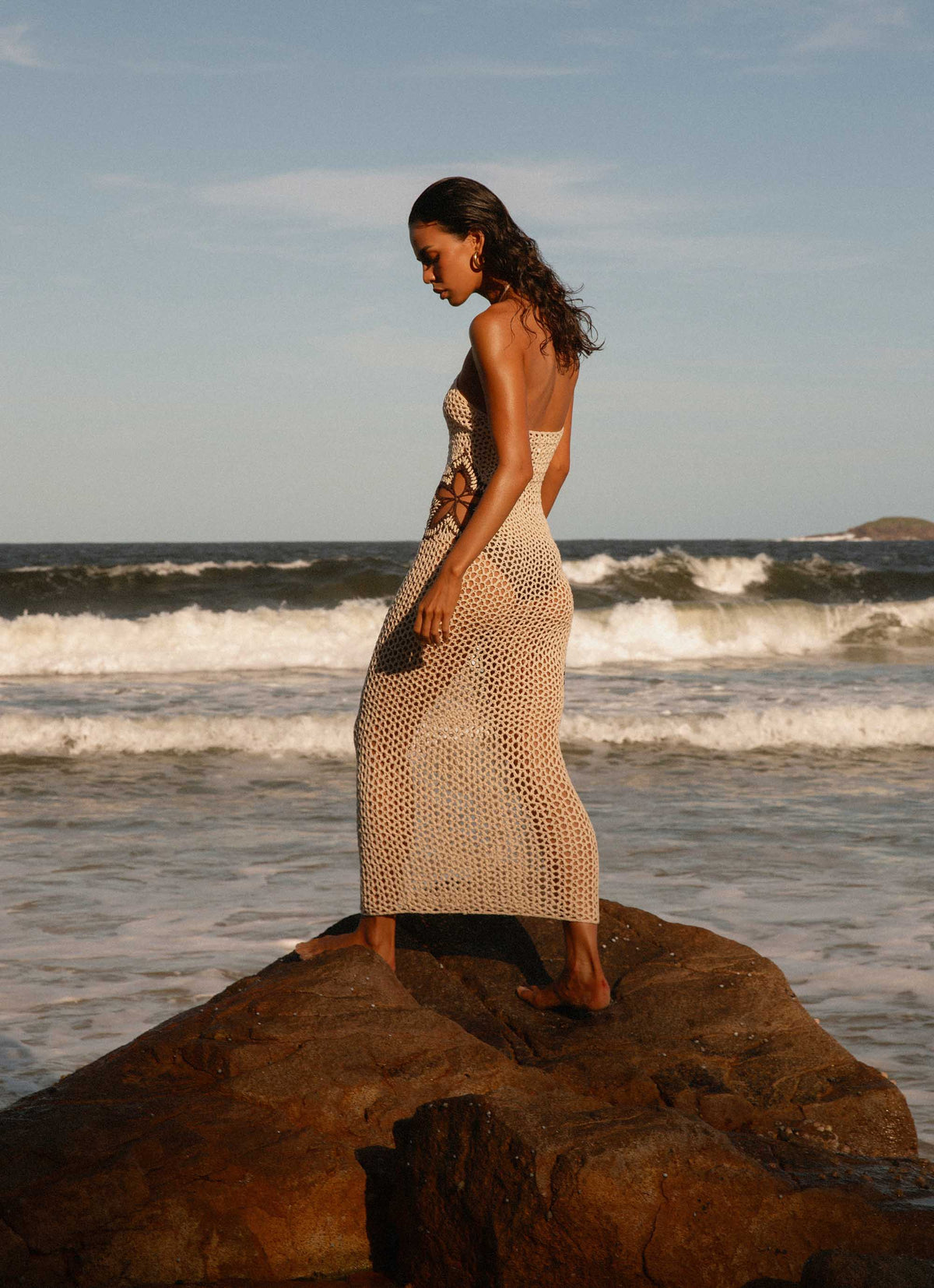 Aster Crochet Maxi Dress