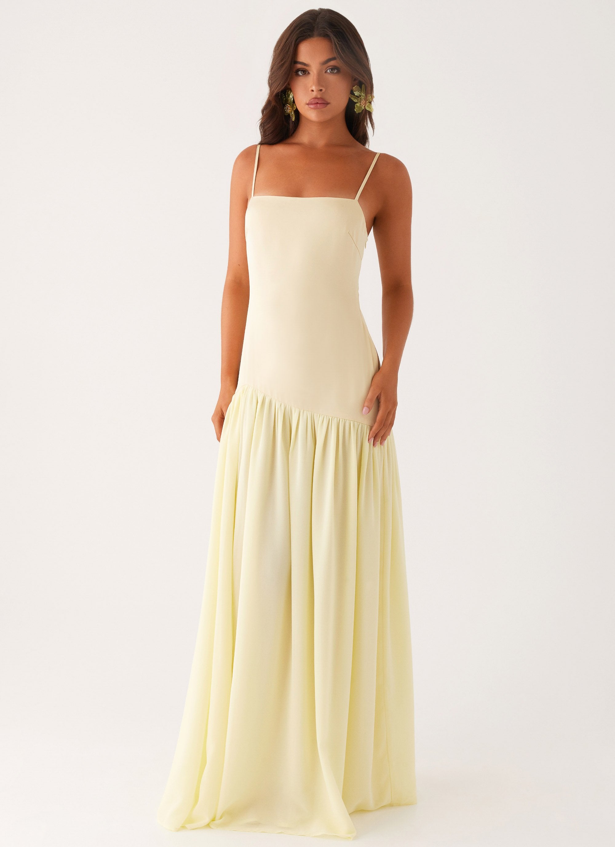 Asteria Maxi Dress - Yellow – Peppermayo