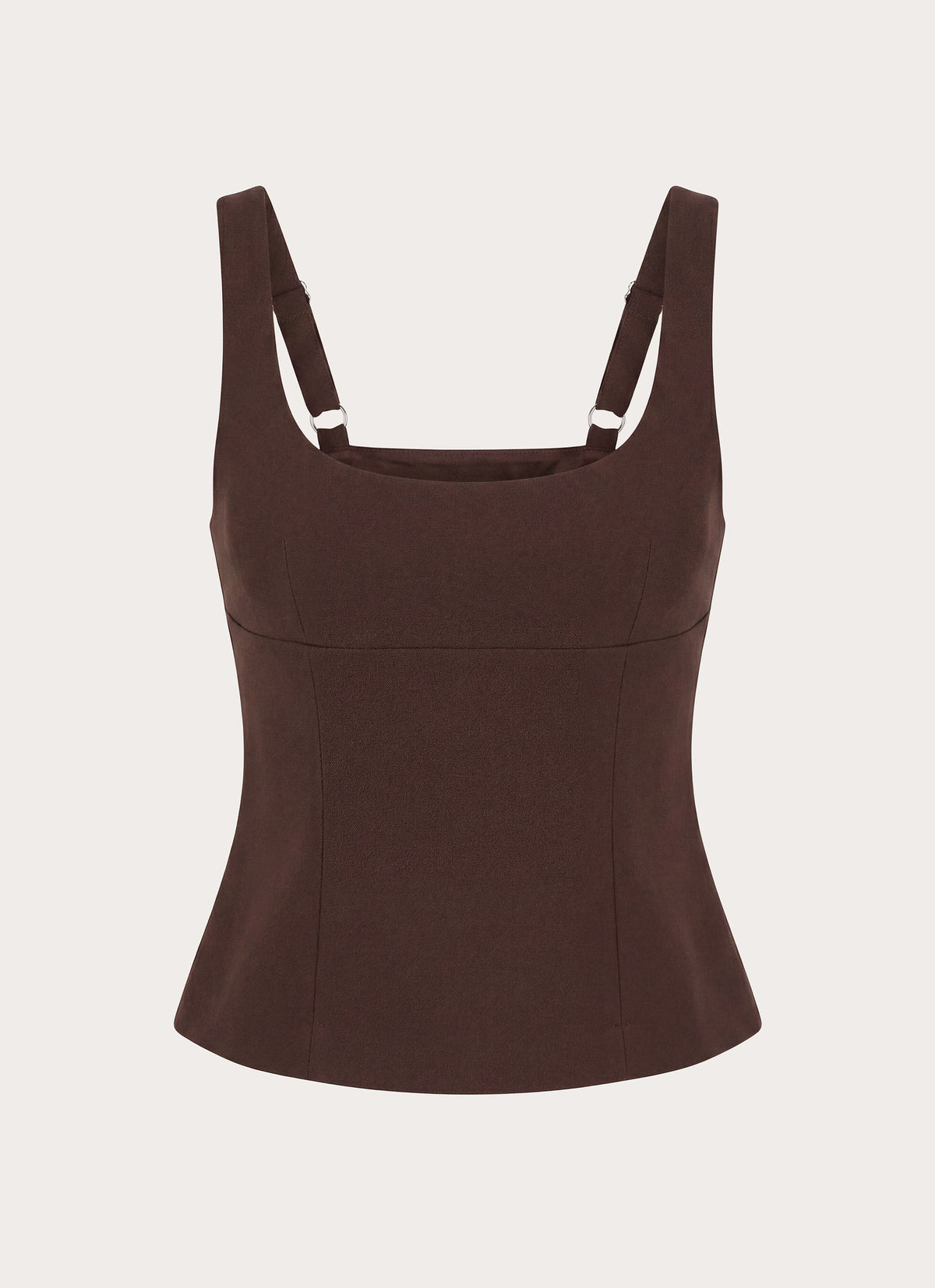 Autrey Suiting Top - Chocolate