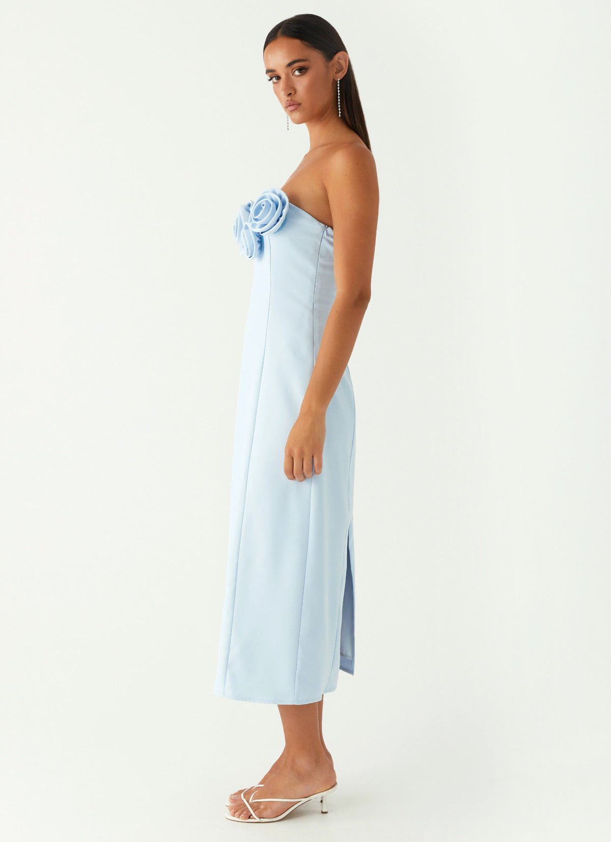 Patsie Strapless Midi Dress